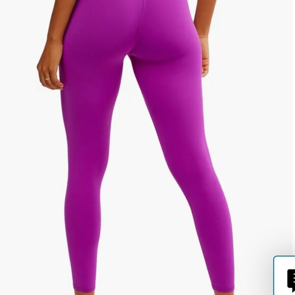 Free People Movement x Hatch Never Better Leggings Purple NWT Size Large $108 - Picture 3 of 12